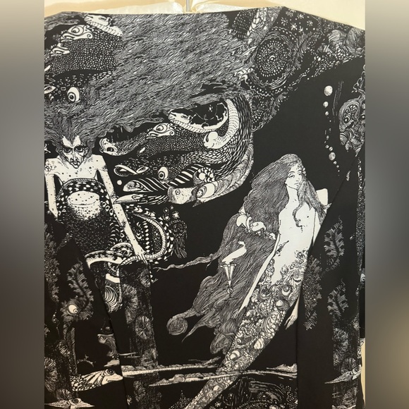 Blackmilk Clarke’s Little Mermaid Evil V Dress - Picture 9 of 9